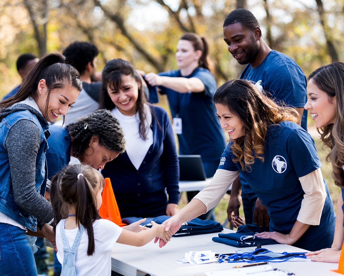 A team of people serving the community.