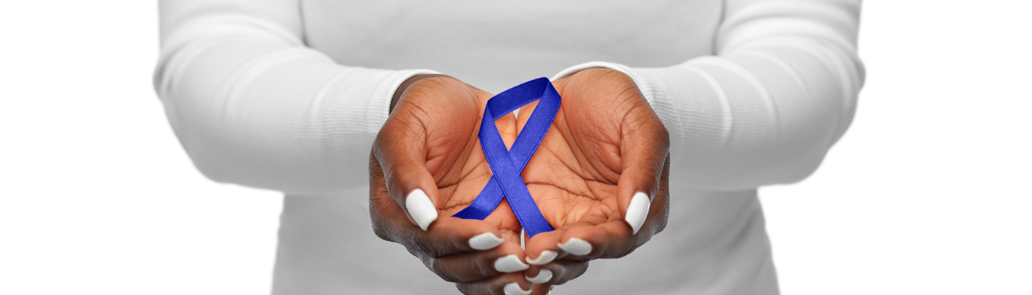 Colorectal Cancer Awareness Ribbon